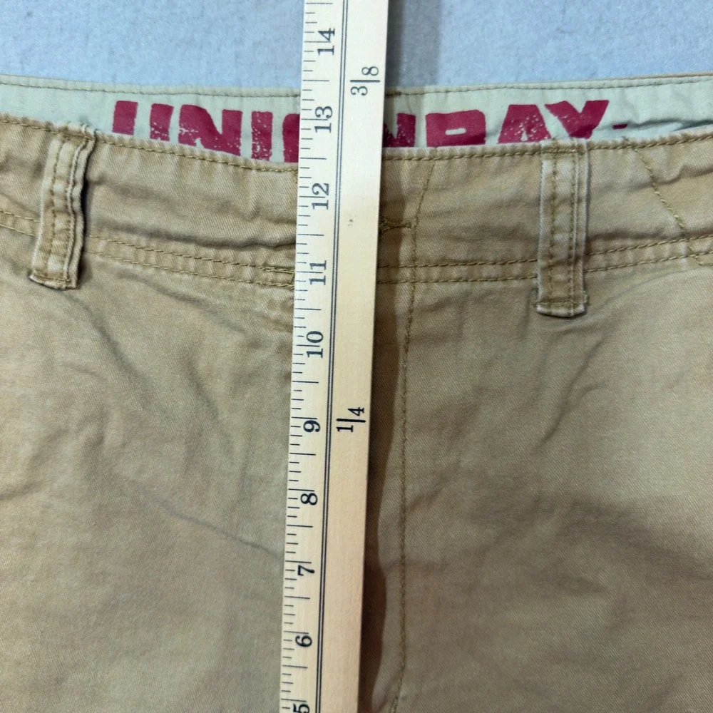 Unionbay Cargo‎ Shorts Mens 38 Tan Khaki Good Cotton Utility Pockets Relaxed
